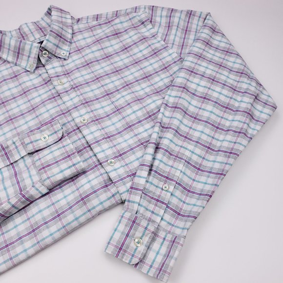 Vineyard Vines Slim Fit Murray Shirt L Large Size - Picture 6 of 8